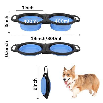 Portable pop-up bowl