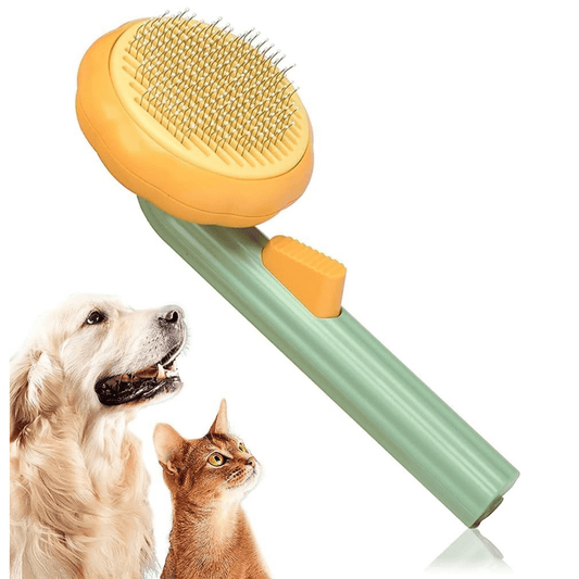 Pumpkin Slicker Brush for Puppies, Dogs, & Cats