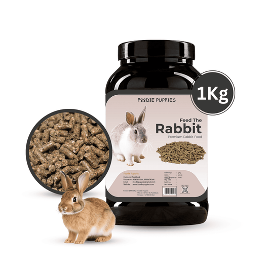 1Kg Rabbit Food Pellets, Highly Nutritious Diet