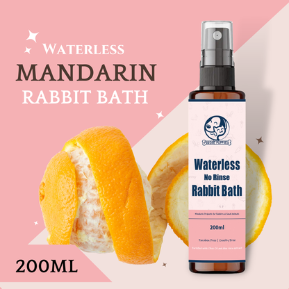 Mandarin Waterless Drybath Spray for Rabbits - 200ml