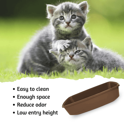 Cat litter pan