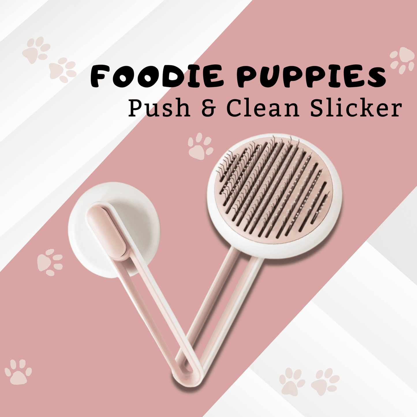 Round Head Slicker Brush for Puppies, Dogs, & Cats