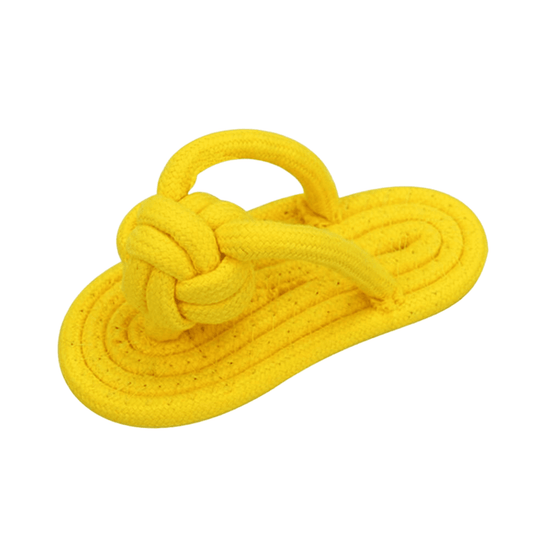 Durable Cotton Slipper Rope Chew Toy for Dogs & Puppies