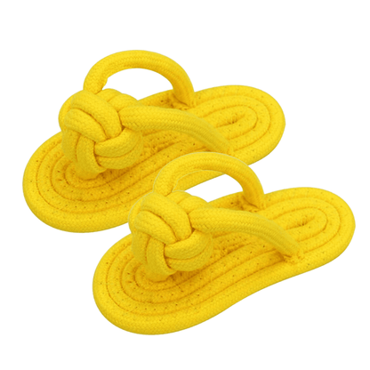 Cotton Slipper Rope Chew Toy for Dogs & Puppies, Pack of 2