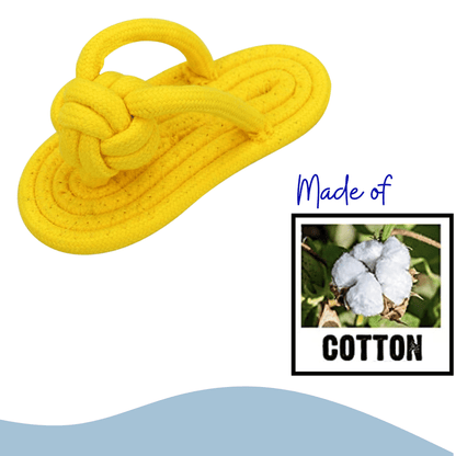 Durable Cotton Slipper Rope Chew Toy for Dogs & Puppies