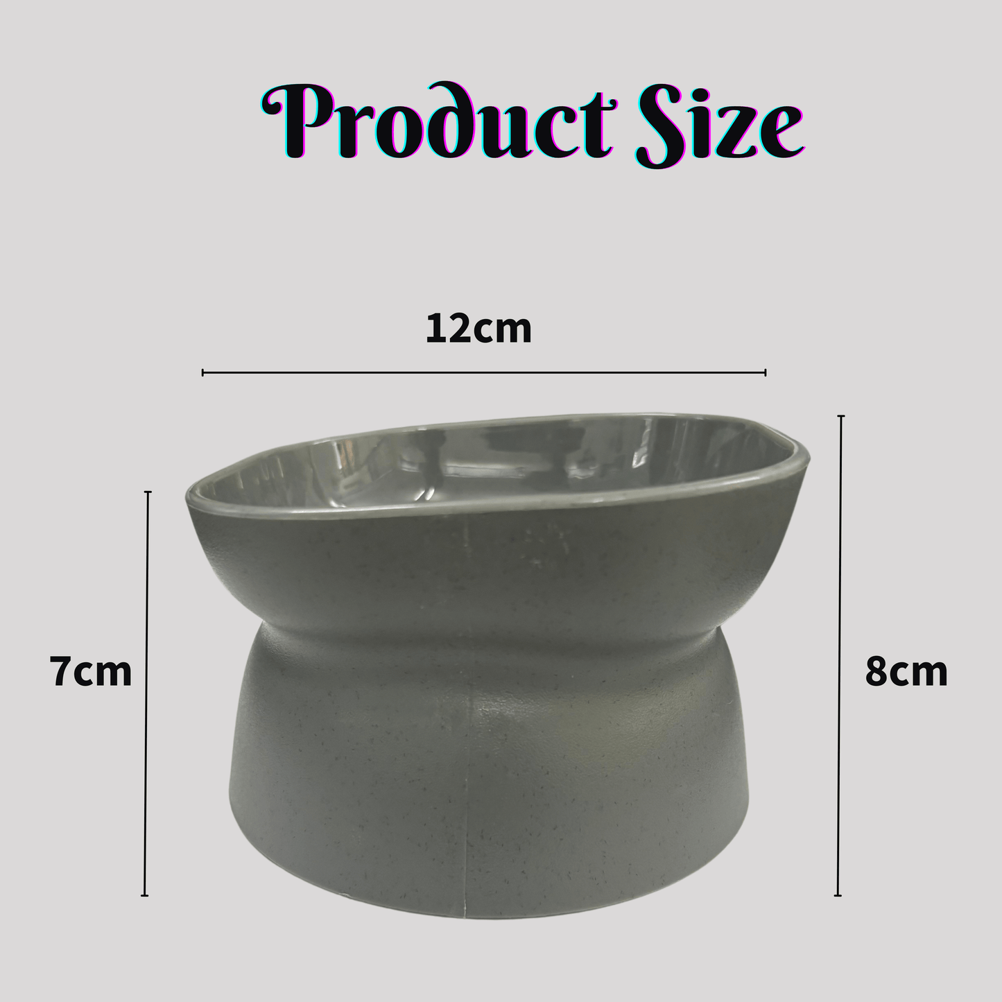 Square Raised Pet Bowl