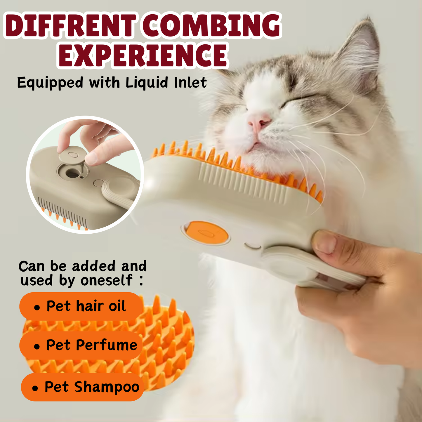 cat hair comb