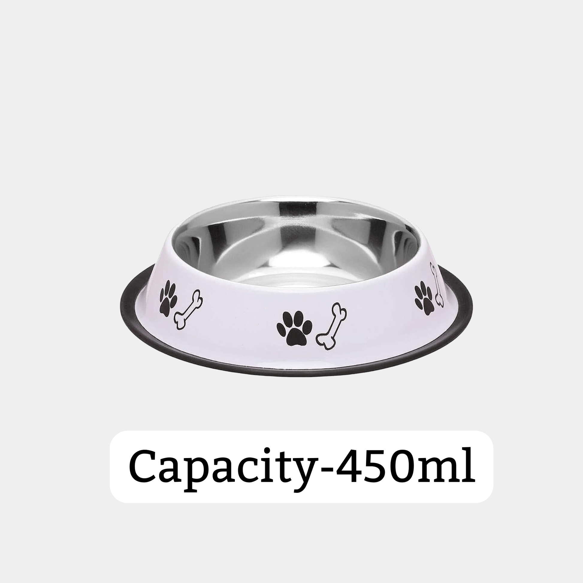 Non-toxic steel pet bowl