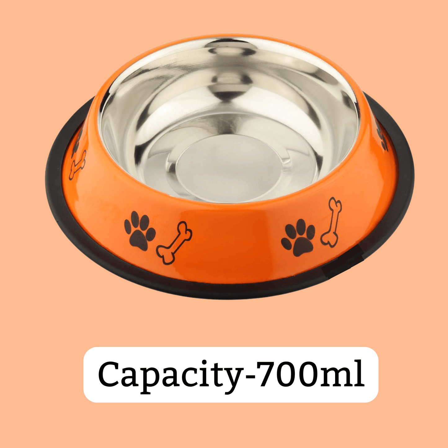 Steel Bowl for medium dog