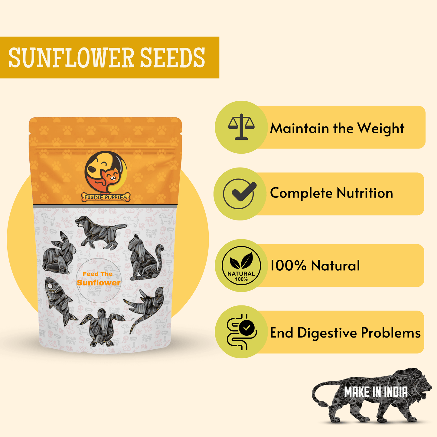 Sunflower pet seeds