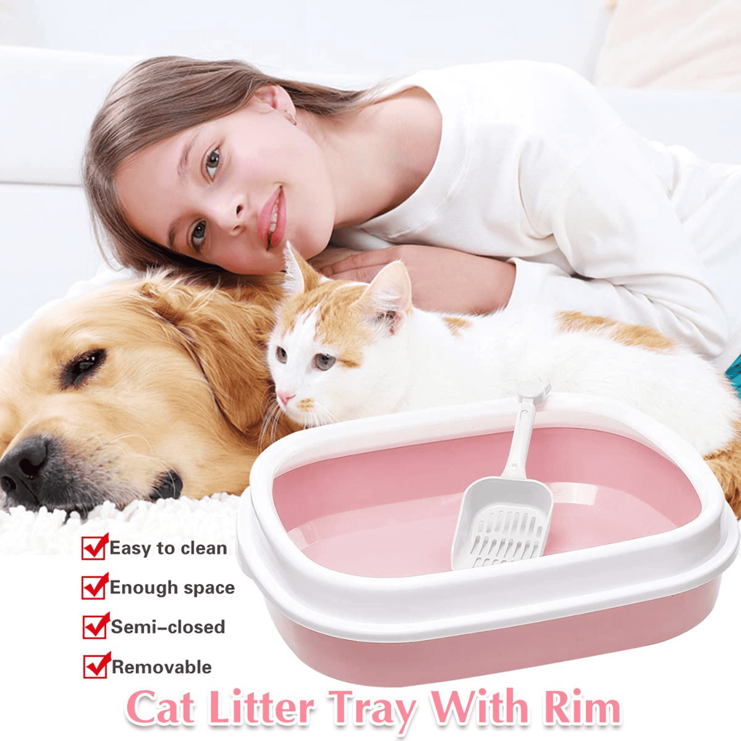 Cat litter pan