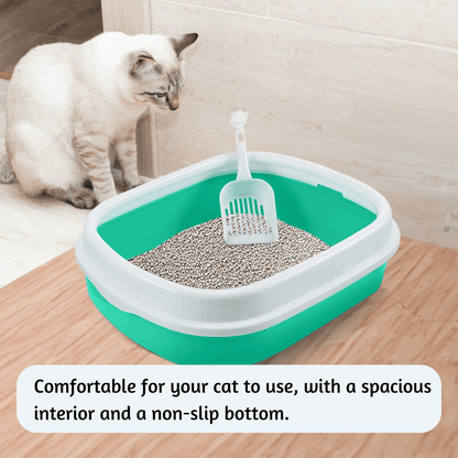 Easy-clean cat litter tray