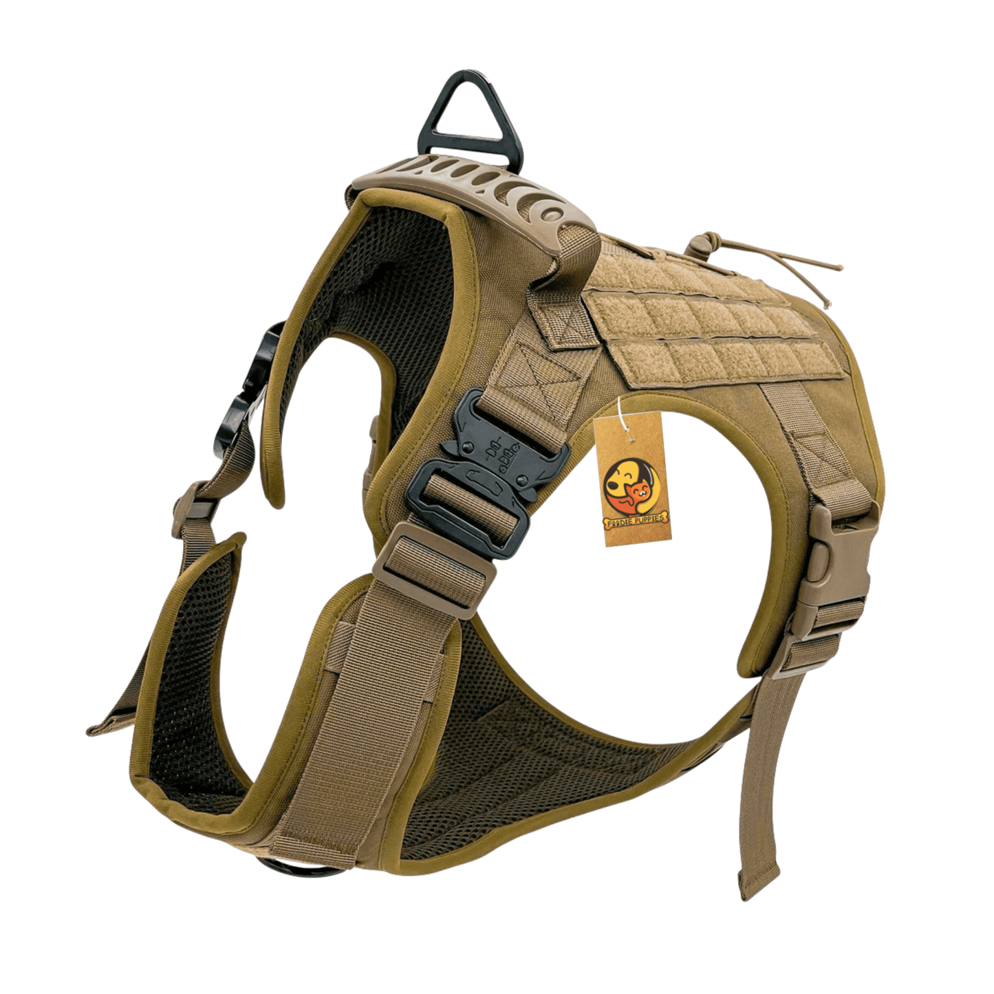 Adjustable Military Harness (Large) with Handle for Medium to Large Dogs