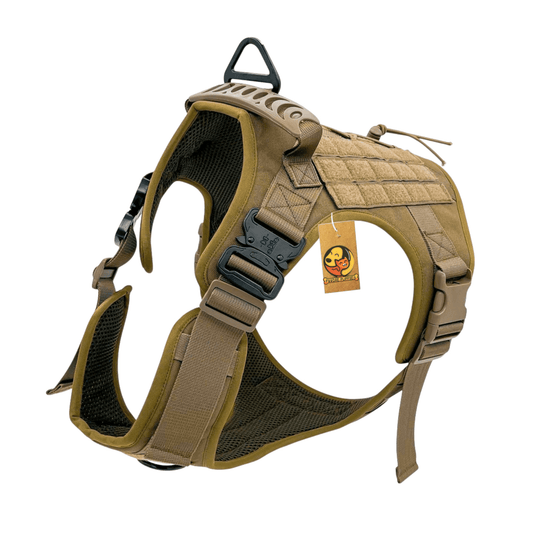 Adjustable Military Harness (Medium) with Handle for Medium to Large Dogs