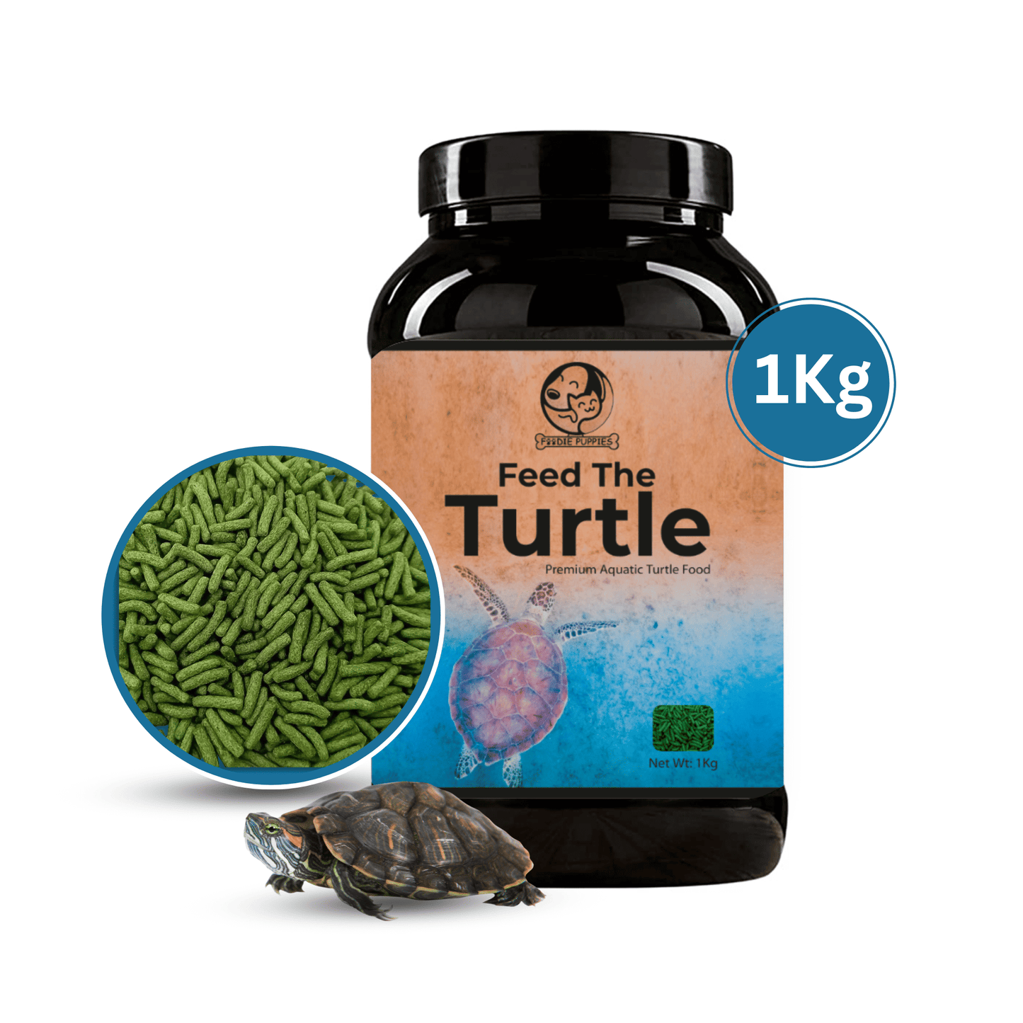 1Kg Turtle Food Pellet, Nutritional & Optimal Growth