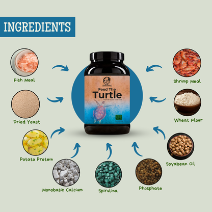 3Kg Turtle Food Pellet, Nutritional & Optimal Growth