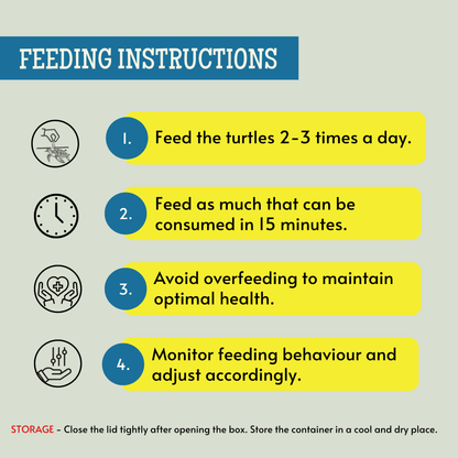 100g Turtle Food Pellet, Nutritional & Optimal Growth