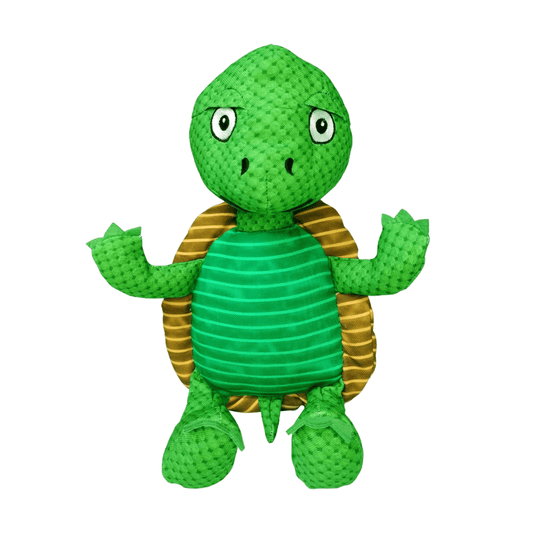 Turtle Squeaky Plush Dog Toy for Small & Medium Dogs