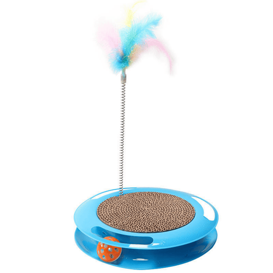 Interactive Whirl N Scratch Toy for Cats & Kittens