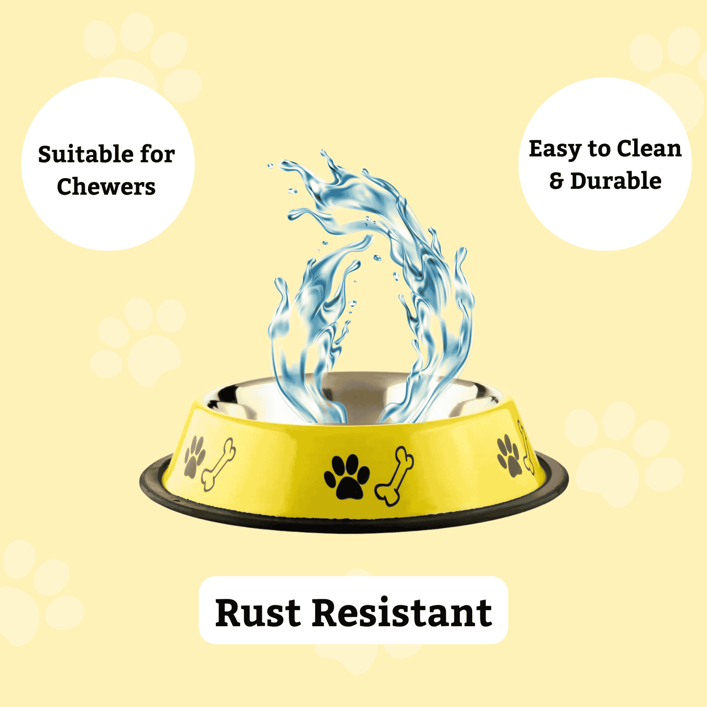 Rust-resistant steel bowl