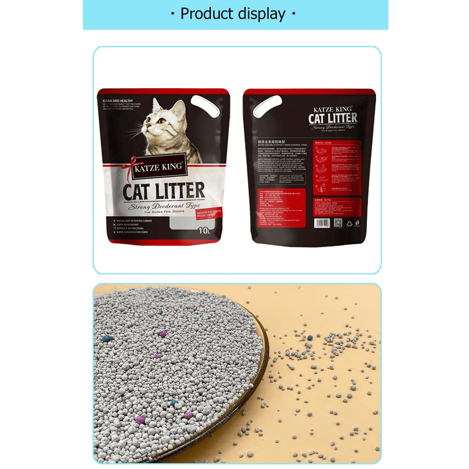 Natural cat litter